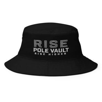 RISE Higher Bucket Hat Black Front